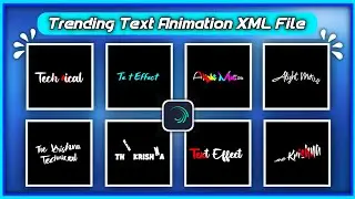 Top 10 🔥alight motion text animation presets | alight motion text presets
