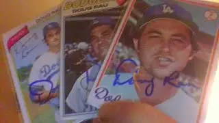 (6) Autograph Returns today! Former Dodger Pitching Star of the 70's & More!