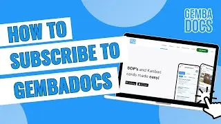 How to subscribe to GembaDocs!