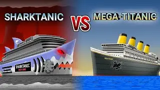 MEGA-TITANIC vs SHARKTANIC ⚓️🚢(9) FlipaClip