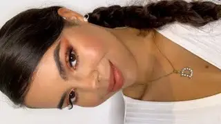 PEACHY GLOWY SUMMER MAKEUP| JUNE 21st MAKEUP TUTORIAL| GRWM