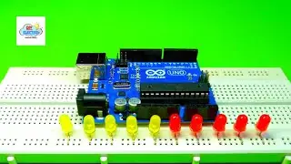 LED Chaser Using Arduino || Arduino LED Chaser Circuit || Arduino 12 Led Chaser + (CODE)