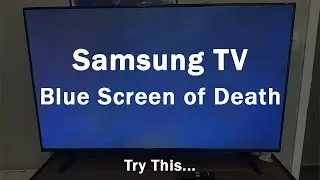 SAMSUNG TV Blue Screen Problem | (No Picture/With Sound/Blue Spots on Screen) | How to Fix!