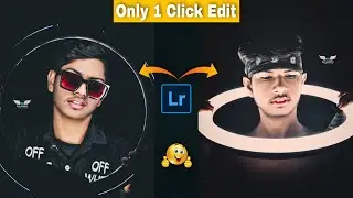 Ring Light Photo Editing Lightroom || Ring Light Effect Photo Editing