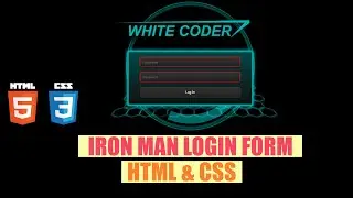 ANIMATION ||IRON MAN LOGIN PAGE|| In HTML & CSS |Pure CSS|