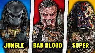 All 8 Yautja Types in the Entire PREDATOR Story Explained! (King, Bad Bloods, Alpha...)
