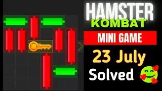 Hamster Kambot Key Game Solve 23 July | Mini Game Puzzle Solve In Hamster 23 July