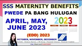 2023 April May and June Pwede pa bang hulugan para sa Oct Nov and Dec EDD 2023 |#JheanneAverion