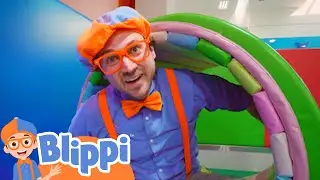 What Shape Is This?? | Blippi - Learn Colors and Science