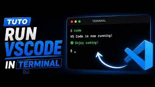 Visual studio Code | How to run VS Code in terminal using code command