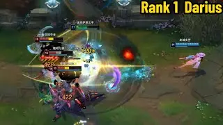 Rank 1 Darius: How Challenger Darius Hard CARRY in Late Game!