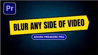 How to Blur Sides of Video Premiere Pro-HINDI/URDU