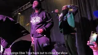 D12 brings back Obie Trice to close Moncton show (Canada, 2024)