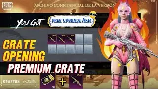 🔥FREE UPGRADE AKM PREMIUM CRATE OPENING|🔴200+CRATES