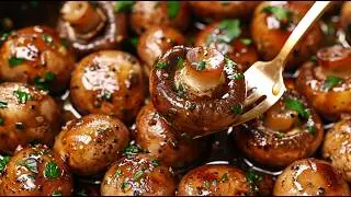 You’ve never eaten mushrooms this delicious! The best pan-fried mushrooms with garlic.