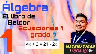 Ecuaciones de 1 grado una incógnita.