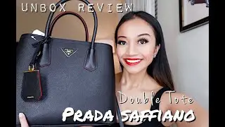 PRADA MEDIUM SAFFIANO DOUBLE TOTE REVIEW