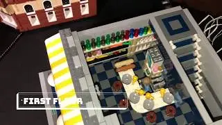 Lego Cafe Corner 10182 Expanded Tour and Lighting Demonstration