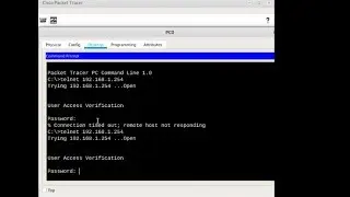 CCNA: Telnetting the router in the packettracer.