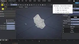 Getting Started: How to pan, orbit and zoom in Clara.io