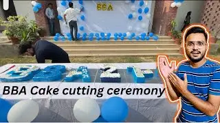 BBA Cake cutting ceremony at National Textile University|#vlog 77 #viralvideo