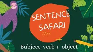 How to make a sentence using a subject , a verb and an object. #englishlearning