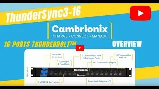 ThunderSync3-16 Thunderbolt 3 USB Hub from Saelig - In-Depth Overview