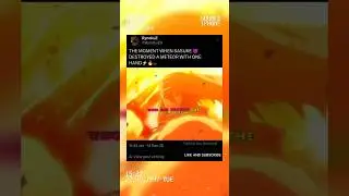 THE MOMENT WHEN SASUKE 😈 DESTROYED A METEOR WITH ONE HAND⚡🔥... 