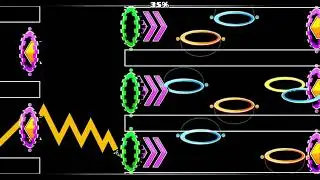 Spamming Terrors 100% By GaelViolin (Verified) /Geometry Dash/