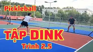 Tập Dink cho quen tay. Trình độ 2.5 #pickleballAHP