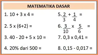 Tes matematika dasar untuk Melamar pekerjaan dan jawabannya