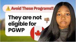🚨Worst programs to study in Canada as an international student | PGWP ineligible 2024 🇨🇦