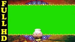 Pongal Frames | Sankranthi Frame Motion Background Green Screen | Green Screen Footage