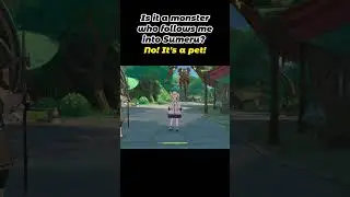 Is it a monster who follows me into Sumeru? No! It's a pet!丨Genshinimpact