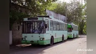 Пострадавшие троллейбусы в ЛНР и ДНР