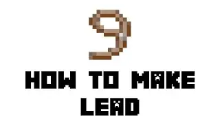 Minecraft: How to Make Lead #shorts #minecraft #minecraftshorts