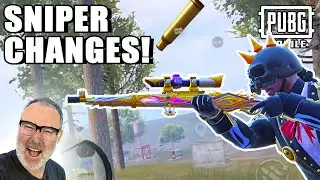 NEW SNIPER CHANGES FOR PUBG MOBILE