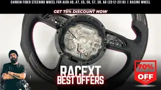 Carbon Fiber Steering Wheel for Audi A6, A7, S5, S6, S7, S8, A8 (2012-2018) | Racing Wheel