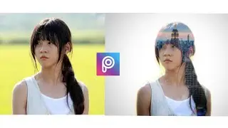 Picsart Tutorial Easy - Double Exposure Picsart 2019