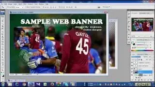 Photoshop Tutorial ======  WEB BANNER DESIGN -01