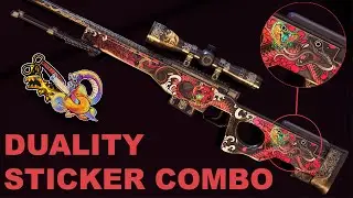 AWP Duality Sticker Combo CSGO | Best Sticker Combos For AWP Duality skin 4k
