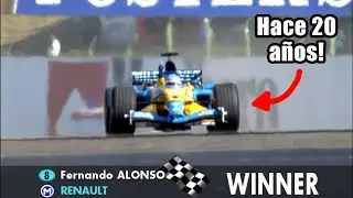Cuando Fernando Alonso le sacó UNA VUELTA a Schumaher (su primera victoria)