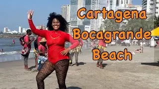 Cartagena, Colombia -Bocagrande Beach!