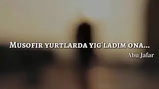 Мусофирлар учун зор ШЕР
