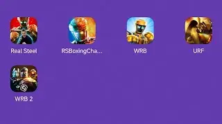 Real Steel,RS Boxing Champions,WRB World Robot Boxing,Ultimate Robot Fighting,World Robot Boxing 2