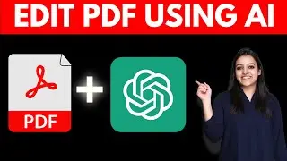 How to edit PDF file in mobile & laptop using ChatGPT & free AI tool UPDF  | Hindi