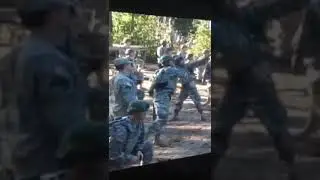 Basic training fail :when you forget to kneel after throwing a frag grenade