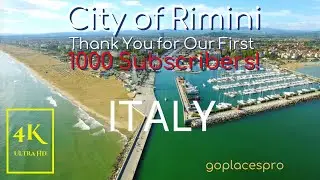 City of Rimini Italy in 4K Ultra HD