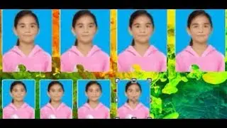 Photoshop tutorial Create Passport & stamp Size  Photo. zaman tutorial