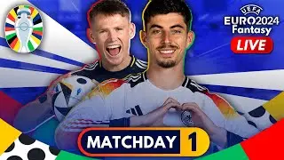 EURO 2024 FANTASY LAUNCH PARTY! ⏰ Team News & Team Rating 🚨 | Matchday 1 EUROs Fantasy 24